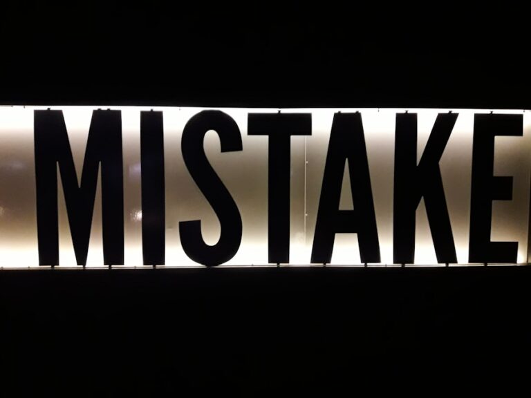 Photo "Why allow yourself to make mistakes and learn from them"